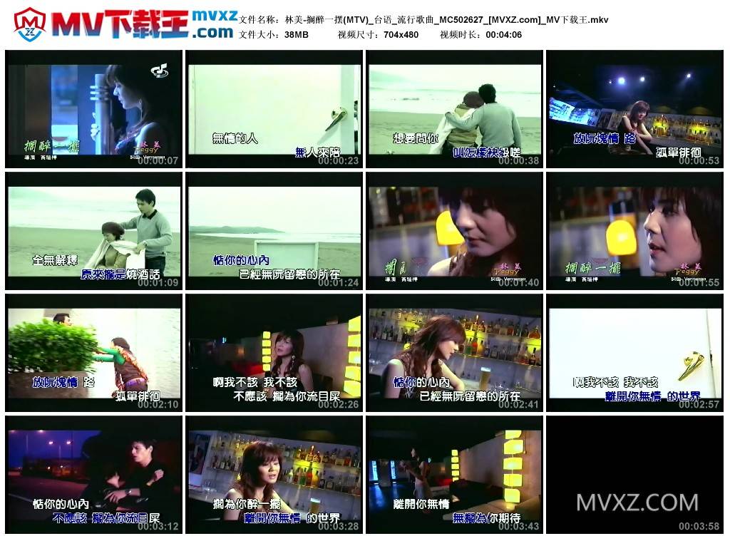 林美-搁醉一摆(MTV)_台语_流行歌曲_MC502627